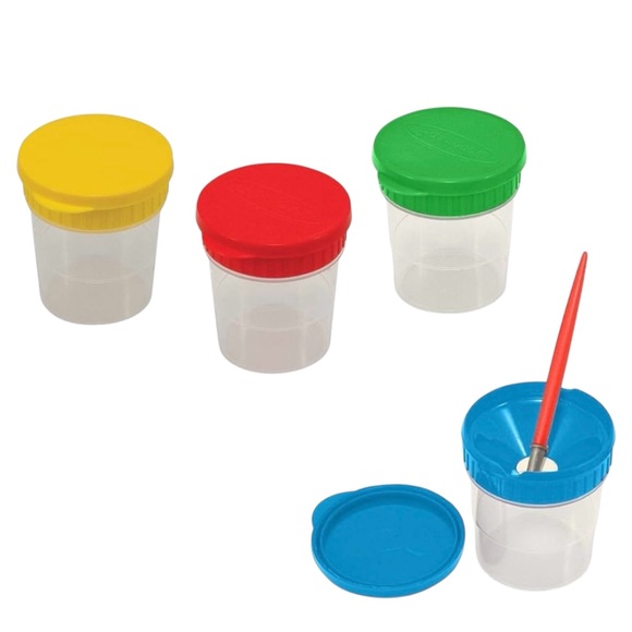 Melissa & Doug Spill-Proof Paint Cups Set of 8 for Kids Ages 3+ - Picture 6 of 8